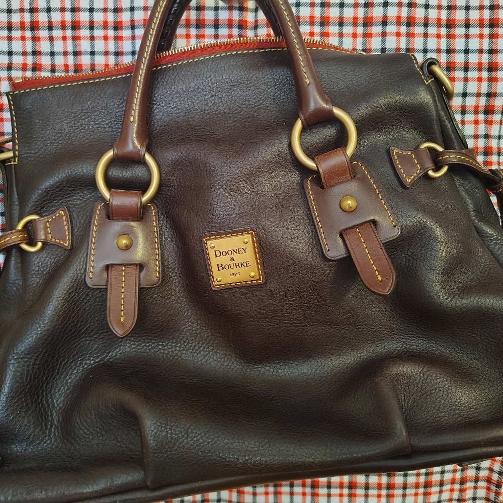 Dooney & Bourke Men's Brown Leather Bag